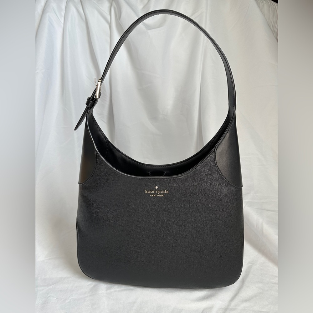 Kate Spade Aster Pebbled Leather Shoulder Bag Purse Handbag (Large)